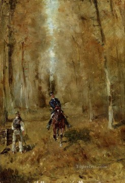  1882 Art Painting - prick and woodman 1882 Toulouse Lautrec Henri de